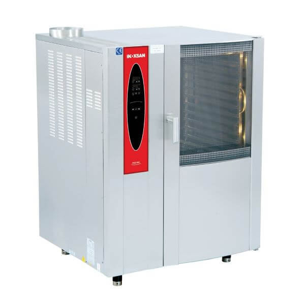 İnoksan INO-FKG042E Konveksiyonlu Fırın, Gazlı, 40 Tepsi Kapasitesi, Paslanmaz Çelik